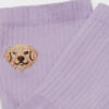 Strumpor med broderade hundar Strumpor med broderade hundar