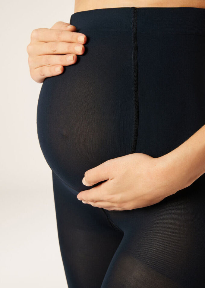 Täckande, matta 60 denier-strumpbyxor för Maternity