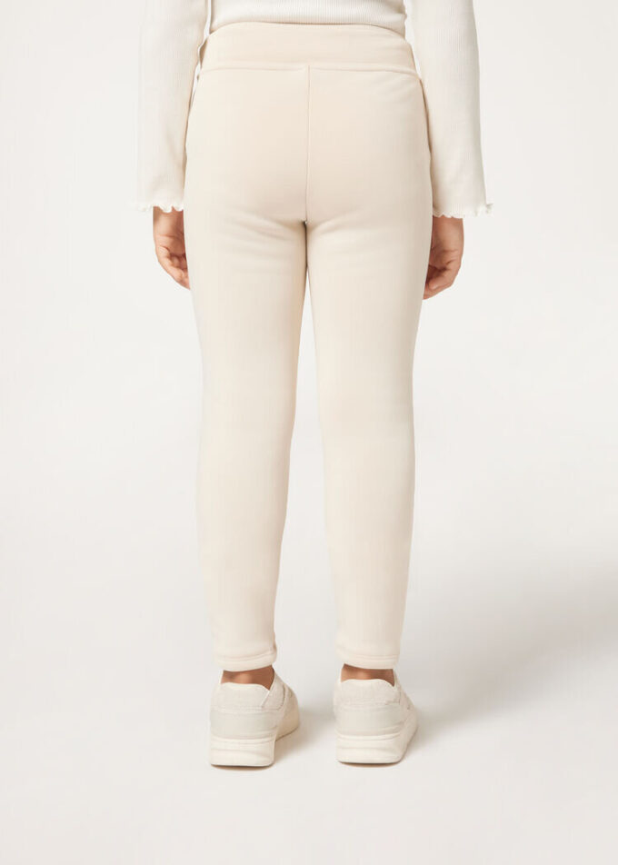 Termal-leggings för flickor i borstad kvalitet
