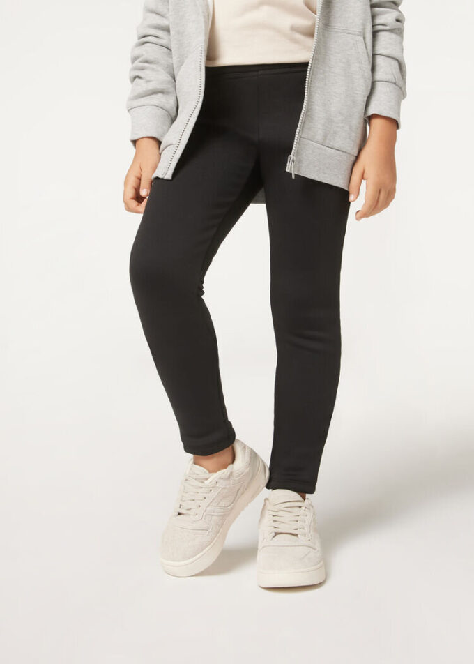 Termal-leggings för flickor i borstad kvalitet Termal-leggings för flickor i borstad kvalitet