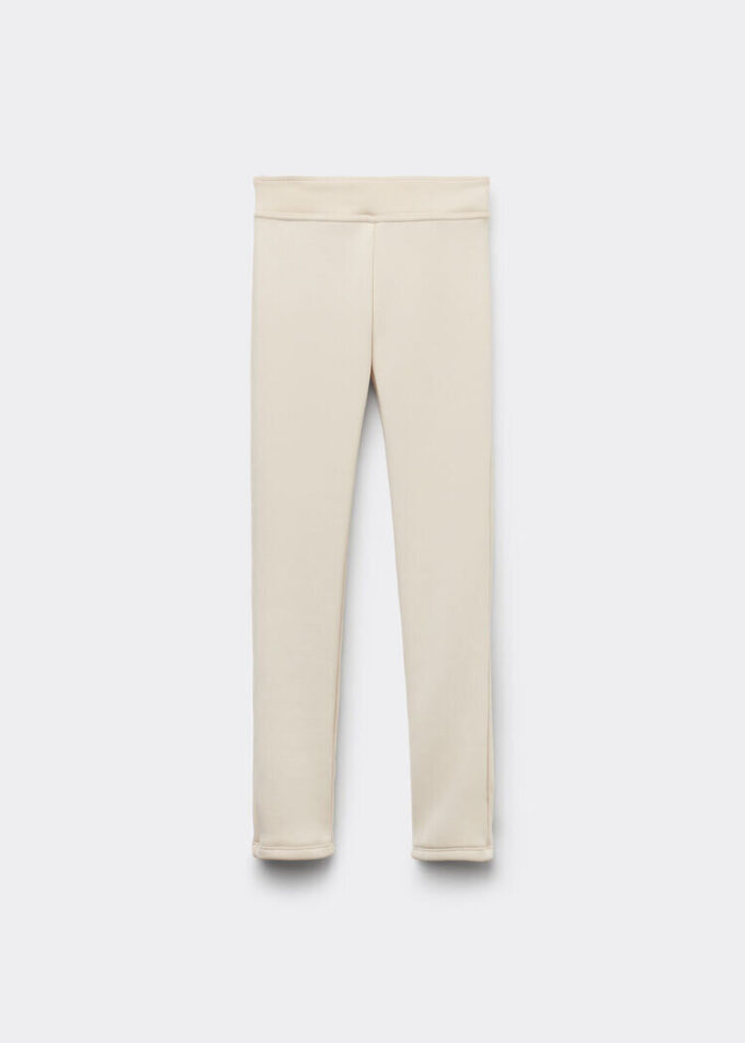 Termal-leggings för flickor i borstad kvalitet