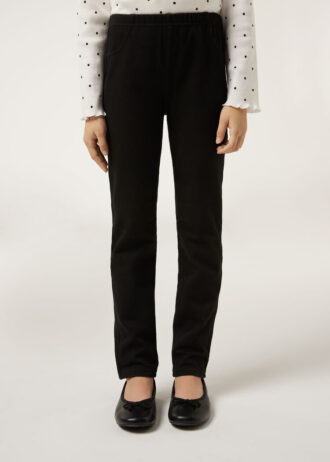 Thermal denim leggings för flickor