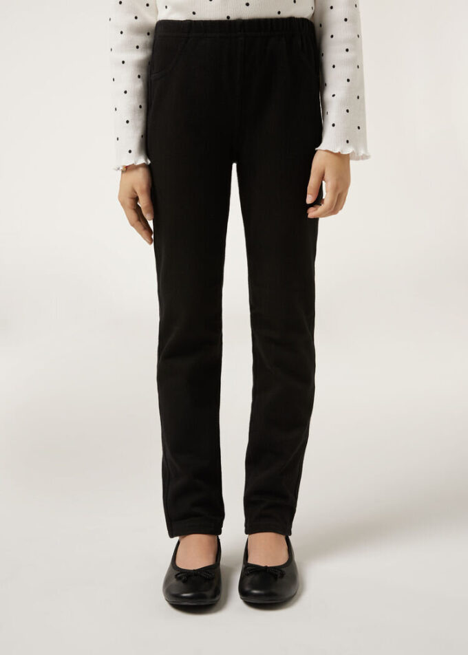 Thermal denim leggings för flickor Thermal denim leggings för flickor