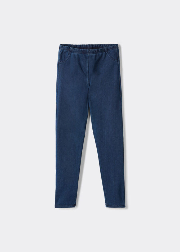 Thermal denim leggings för flickor Thermal denim leggings för flickor