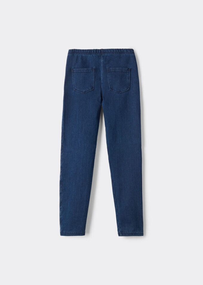 Thermal denim leggings för flickor Thermal denim leggings för flickor