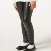 Thermal leggings för flickor med Leather Effect-look