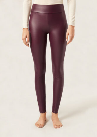 Thermal leggings i konstläder Thermal leggings i konstläder