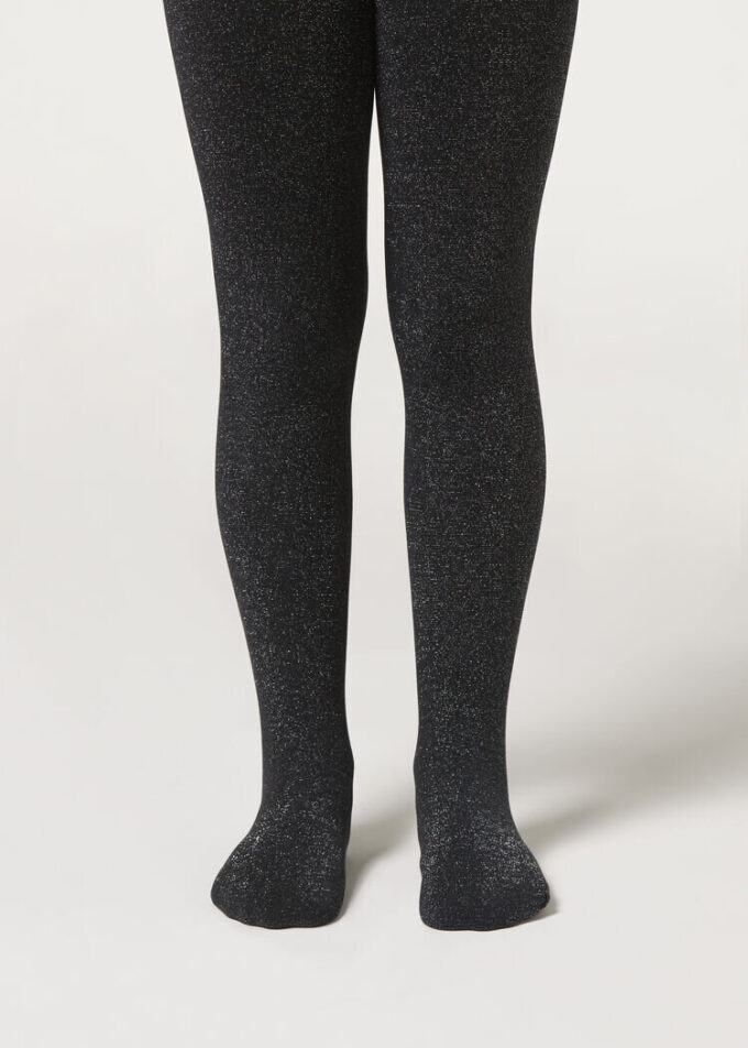 Thermal-termobyxor för flickor med glitter Thermal-termobyxor för flickor med glitter