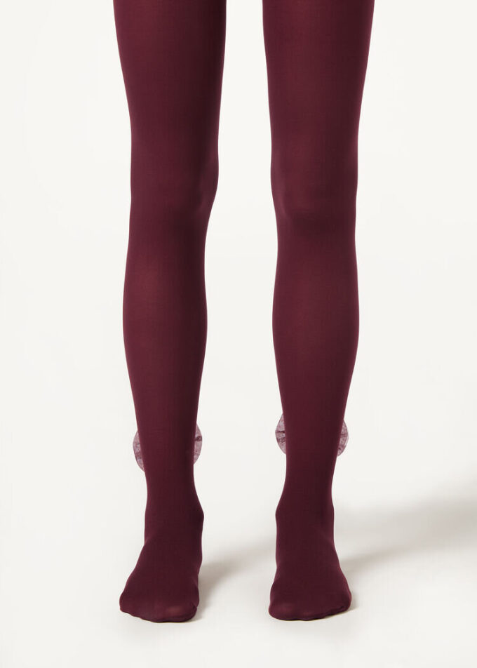 Tights för flickor med rosett Tights för flickor med rosett