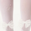 Tights för flickor med rosett Tights för flickor med rosett