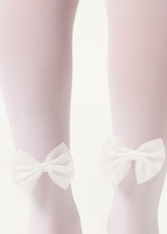 Tights för flickor med rosett