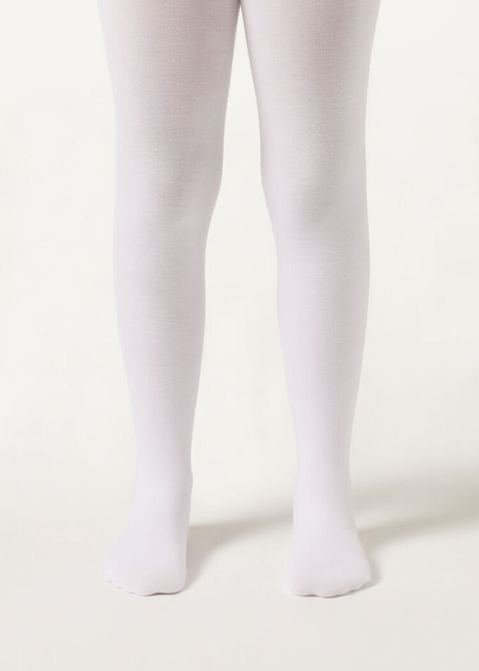 Tights i ekologisk bomull för flickor Tights i ekologisk bomull för flickor