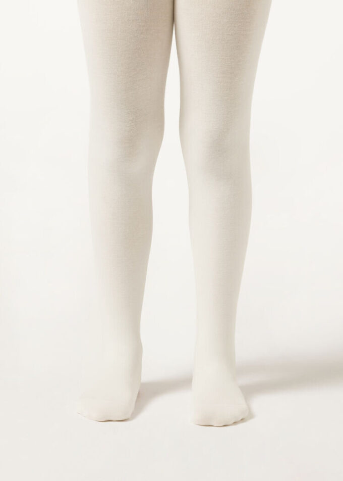Tights i ekologisk bomull för flickor Tights i ekologisk bomull för flickor