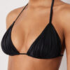 Triangeltopp i glansig satin Triangeltopp i glansig satin