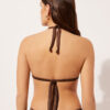 Triangeltopp med graderad vaddering, glansig satin Triangeltopp med graderad vaddering, glansig satin