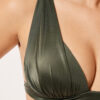Triangeltopp med graderad vaddering, glansig satin Triangeltopp med graderad vaddering, glansig satin