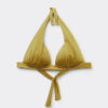 Triangeltopp med graderad vaddering, glansig satin Triangeltopp med graderad vaddering, glansig satin