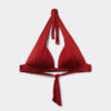 Triangeltopp med graderad vaddering, glansig satin Triangeltopp med graderad vaddering, glansig satin