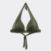 Triangeltopp med graderad vaddering, glansig satin Triangeltopp med graderad vaddering, glansig satin