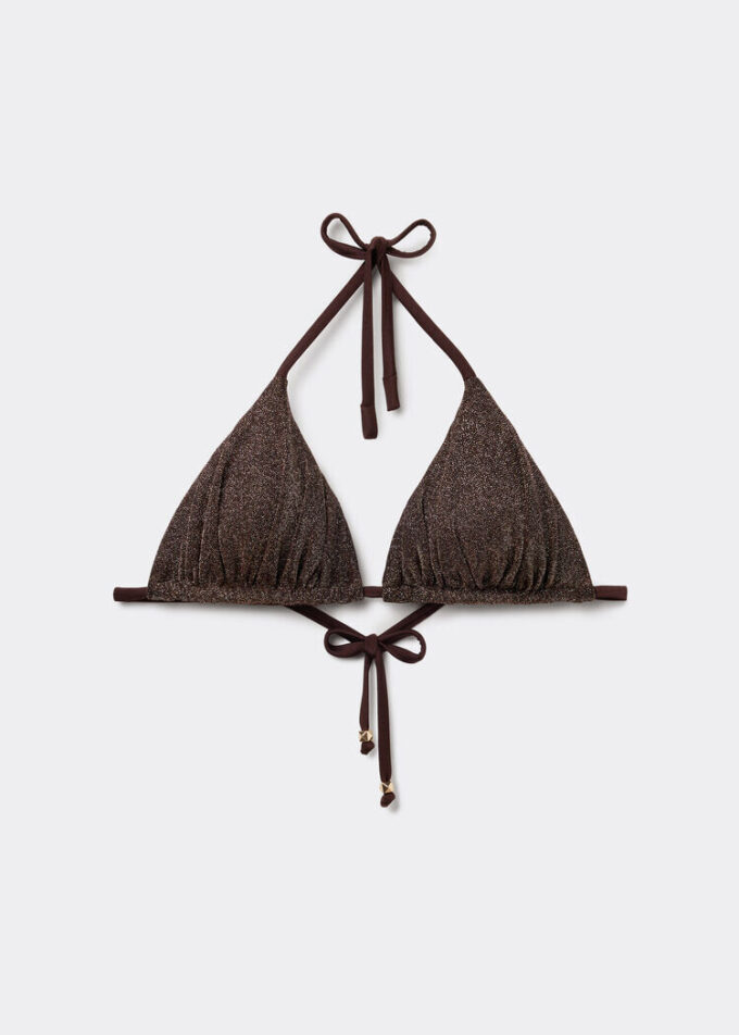 Triangeltoppar Brown Glitter Triangeltoppar Brown Glitter
