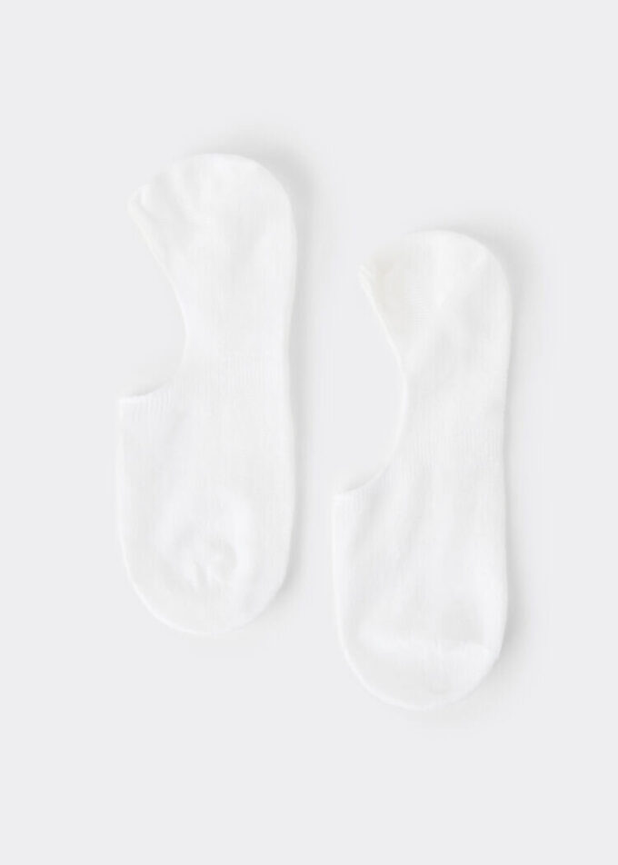 Unisex osynliga strumpor i bomull och linne