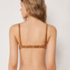 Vadderad Push-up-bikinitopp i glänsande satin Vadderad Push-up-bikinitopp i glänsande satin
